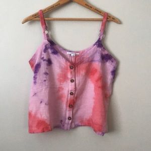 Women’s hand dyed tank